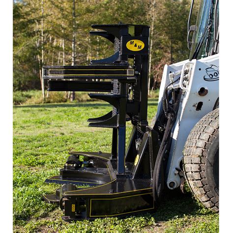 m&m hydra clip tree shear attachment for skid steer loaders|ṣ pronunciation.